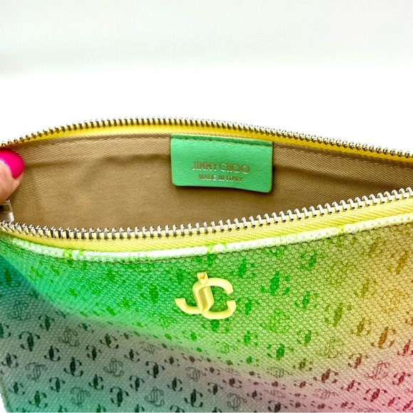 Jimmy Choo Vibrant Farha Ombré Clutch #1100 - Picture 5 of 5